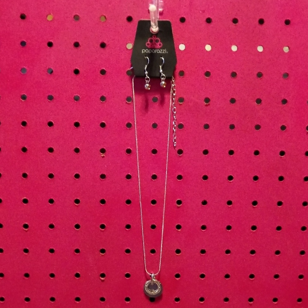 Necklace with matching earrings